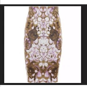 McQ by Alexander McQueen Rose Petal Skirt NOT nwt